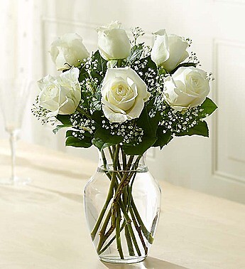 Love Embrace Roses White
