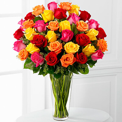 The Bright Spark&amp;trade; Rose Bouquet