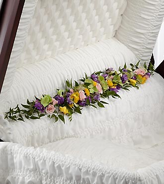 The Trail of Flowers Casket Adornment