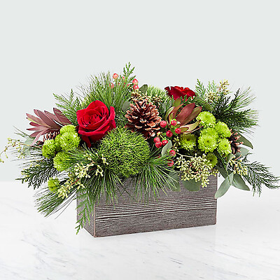 Dazzling Winter Wonderland Flower Arrangement