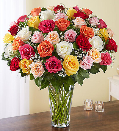 Ultimate Elegance&amp;trade; Long Stem Assorted Roses