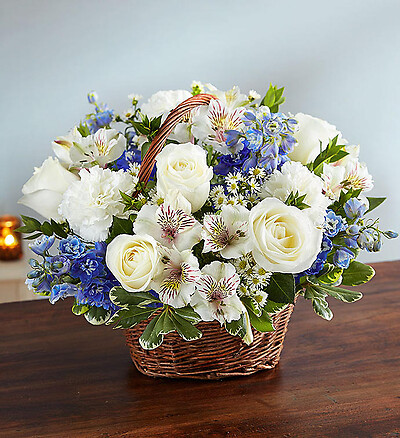 Peace, Prayers &amp;; Blessings Blue &amp; White